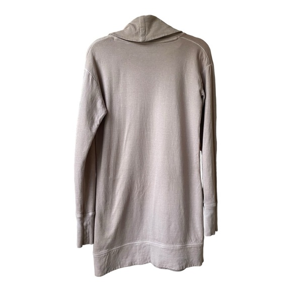 Athleta Eco Wash Cowl Neck Sweatshirt Dress S - Picture 5 of 15